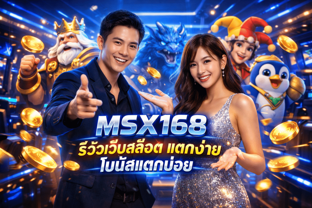 MSX168 รีวิวเว็บสล็อต แตกง่าย โบนัสแตกบ่อย