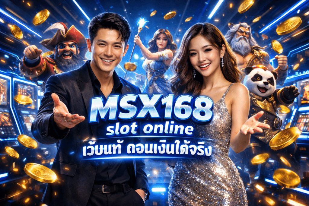 MSX168 slot online เว็บแท้ ถอนเงินได้จริง